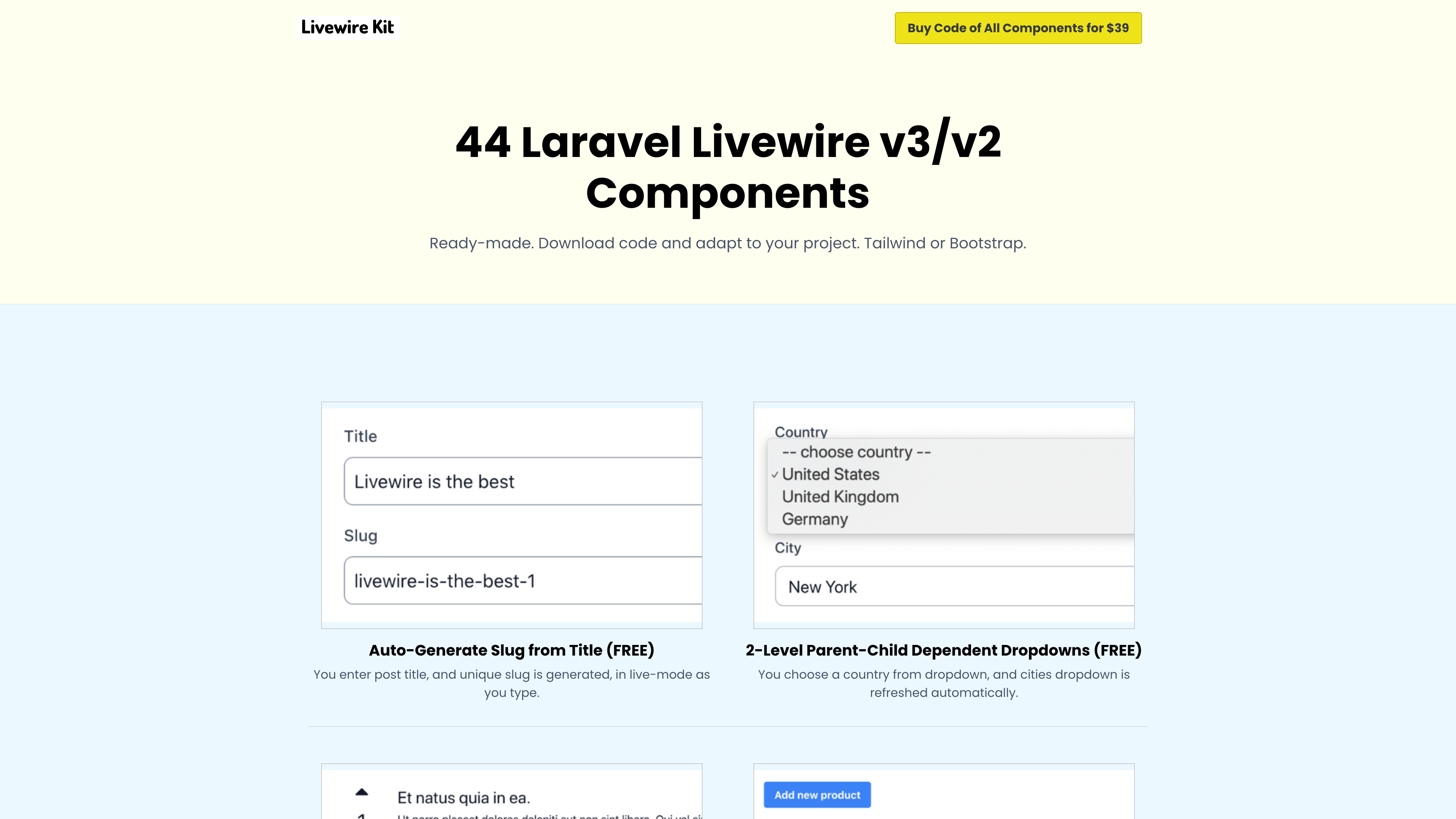 Livewire Kit